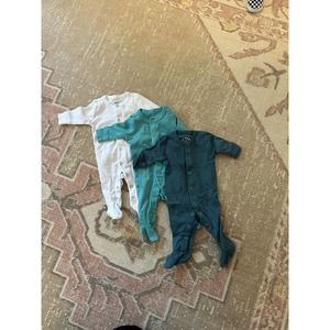 Primary brand long sleeve footie onesies newborn